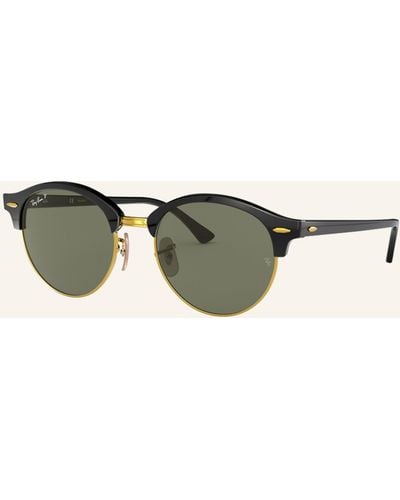 Ray-Ban Sonnenbrille RB4246 CLUBROUND - Natur