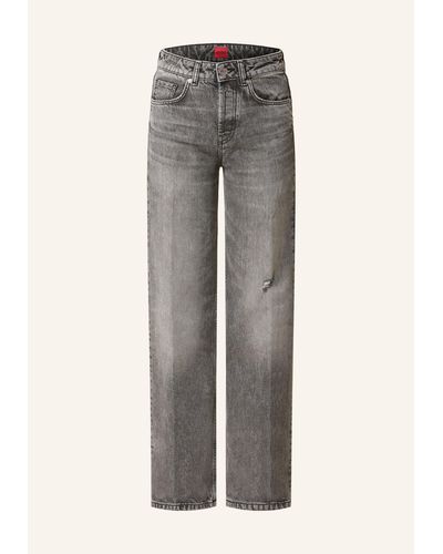 HUGO Straight Jeans - Grau