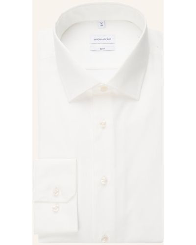 Seidensticker Business Hemd Slim - Weiß