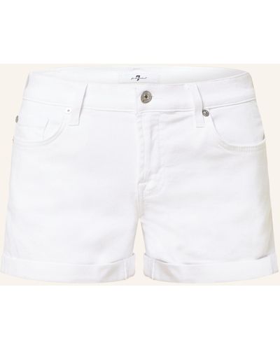 7 For All Mankind Jeansshorts - Natur