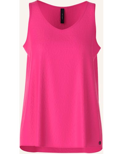 Marc Cain Shirttop Top (1-tlg) - Pink