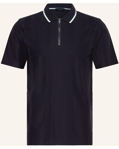 Ted Baker Jersey-Poloshirt ORBITE Slim Fit - Blau