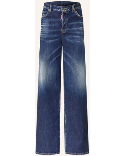 DSquared² Boyfriend Jeans TRAVELLER - Blau
