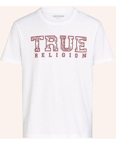 True Religion T-Shirt PAISLEY - Pink