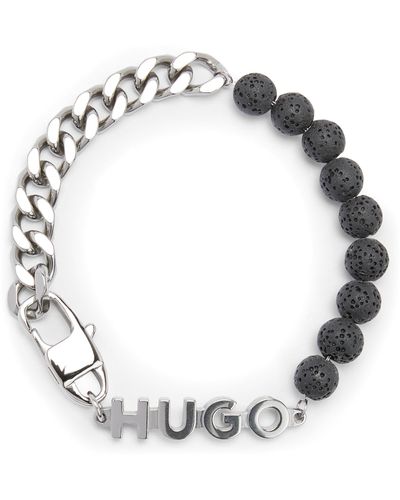 HUGO Armband E-VULCANO-BRA - Mettallic
