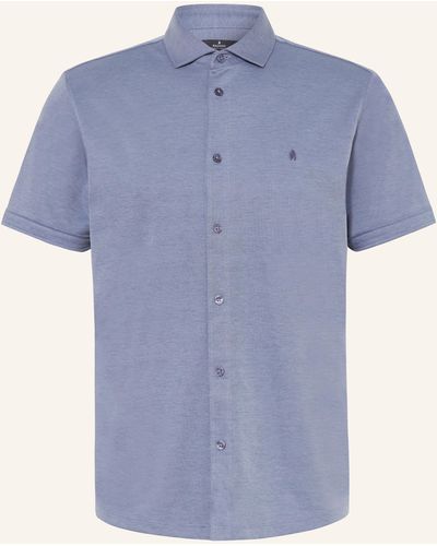RAGMAN Kurzarm-Hemd Modern Fit - Blau