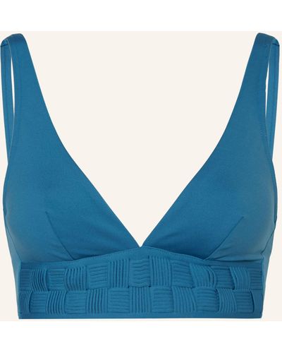 Maryan Mehlhorn Triangel-Bikini-Top SOFTLINE - Blau