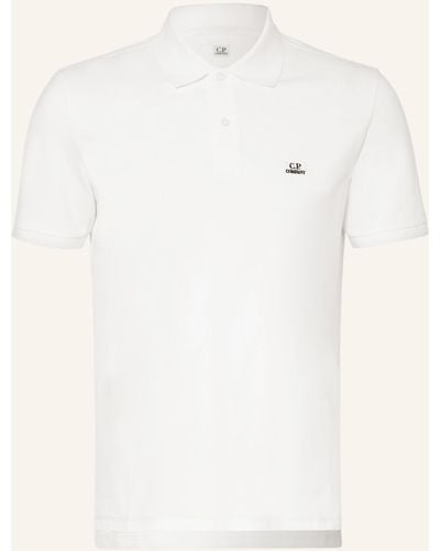 C.P. Company Piqué-Poloshirt - Natur