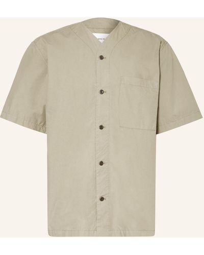 Norse Projects Kurzarm-Hemd ERWIN Comfort Fit - Weiß
