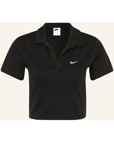 Nike Cropped-Shirt - Schwarz