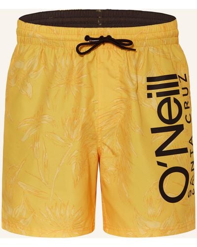 O'neill Sportswear Badeshorts MIX & MATCH CALI FLORAL 16" - Gelb