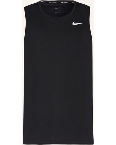 Nike Lauftop MILER - Schwarz