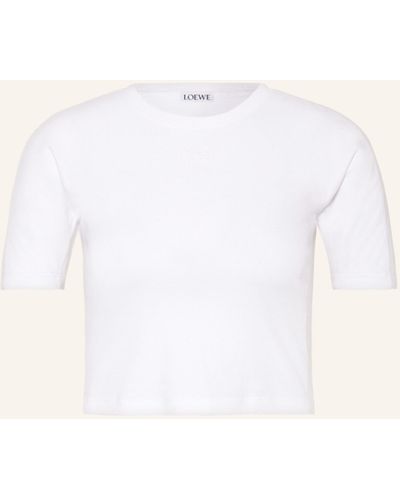 Loewe Cropped-Shirt - Natur