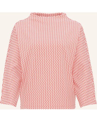 Opus Sweatshirt GILLU mit 3/4-Arm - Pink