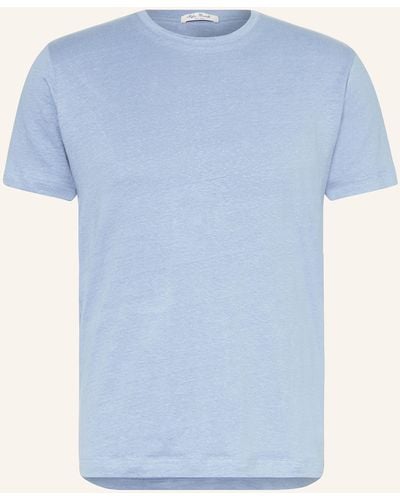 STEFAN BRANDT T-Shirt aus Leinen - Blau