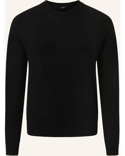 Joop! Cashmere-Pullover mit Schmucksteinen - Schwarz