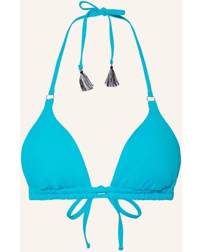 Cyell Triangel-Bikini-Top AQUA - Blau