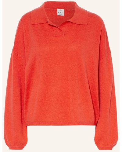 FTC Cashmere Pullover mit Cashmere - Rot
