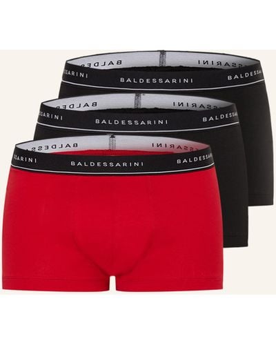 Baldessarini 3er-Pack Boxershorts - Rot