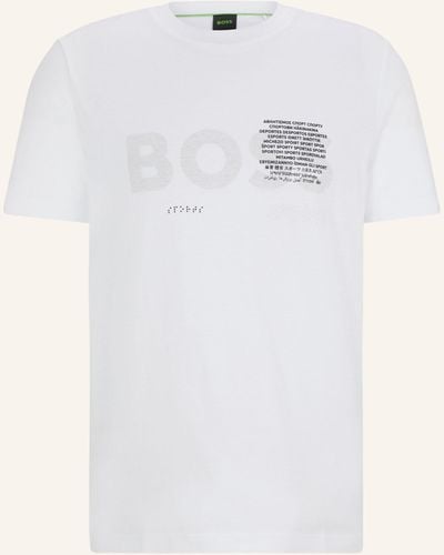 BOSS T-Shirt TEE 3 Regular Fit - Weiß