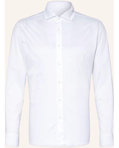 Artigiano Jersey-Hemd Classic Fit - Weiß
