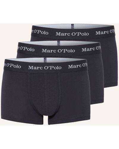 Marc O' Polo 3er-Pack Boxershorts - Blau