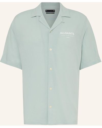AllSaints Resorthemd UNDERGROUND Relaxed Fit - Blau