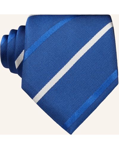 BOSS Krawatte mit Seide - Blau