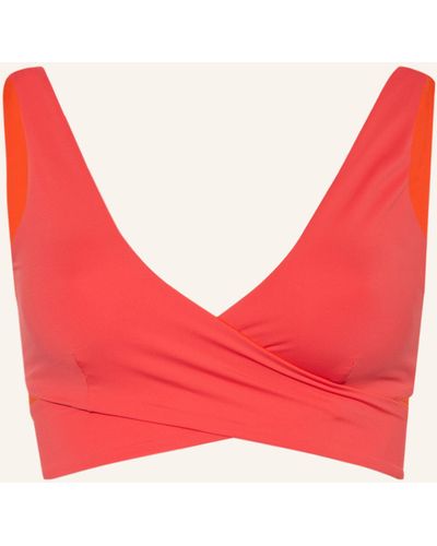 MYMARINI Bralette-Bikini-Top WRAPTOP zum Wenden - Rot