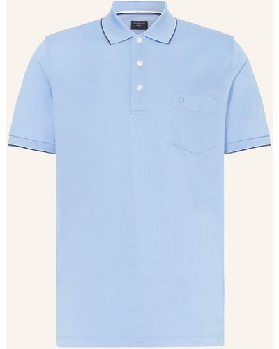Olymp Piqué-Poloshirt - Blau