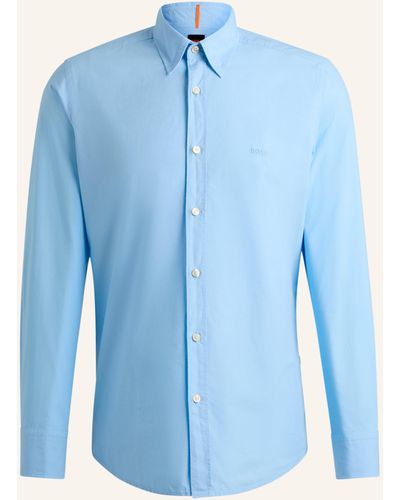 BOSS Casual Hemd RELEGANT_6_M Regular Fit - Blau