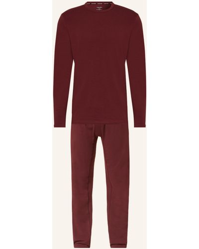 Calvin Klein Schlafanzug COTTON STRETCH - Rot