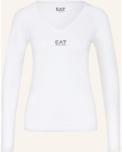 EA7 Longsleeve - Weiß