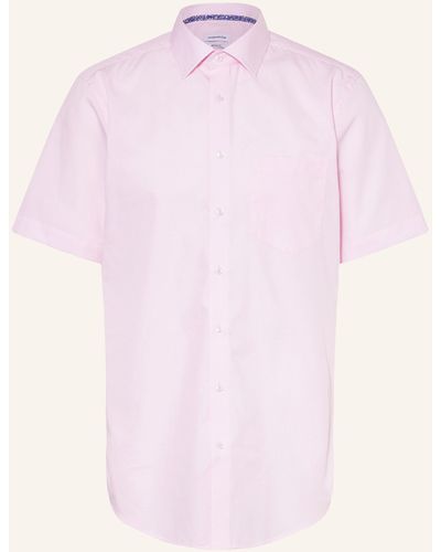 Seidensticker Kurzarm-Hemd Regular Fit - Pink
