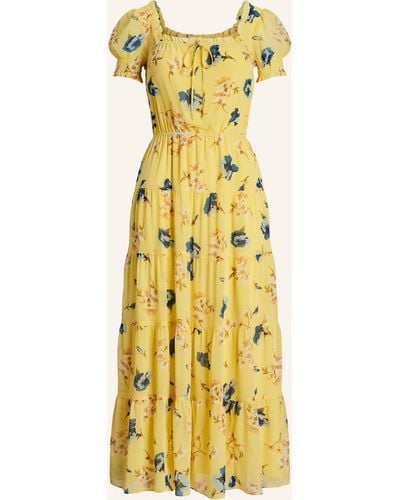Lauren by Ralph Lauren Kleid mit Rüschen und Volants - Gelb