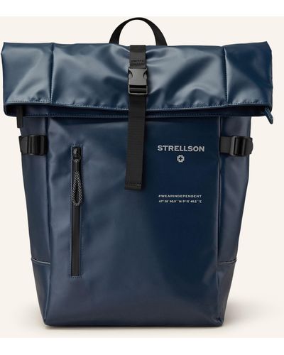 Strellson Rucksack STOCKWELL 2.0 EDDIE mit Laptop-Fach - Blau