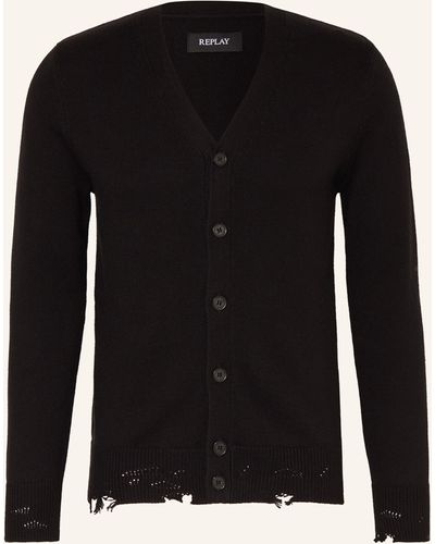 Replay Strickjacke - Schwarz