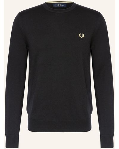 Fred Perry Pullover - Schwarz