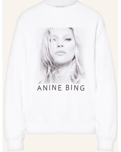 Anine Bing Sweatshirt RAMONA - Weiß