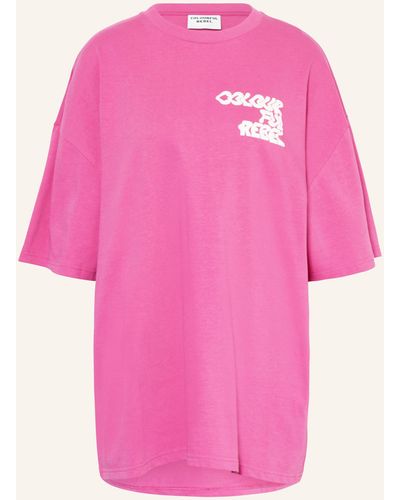 Colourful Rebel Oversized-Shirt - Pink