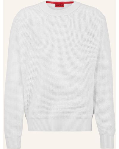HUGO Pullover SAUI Relaxed Fit - Weiß