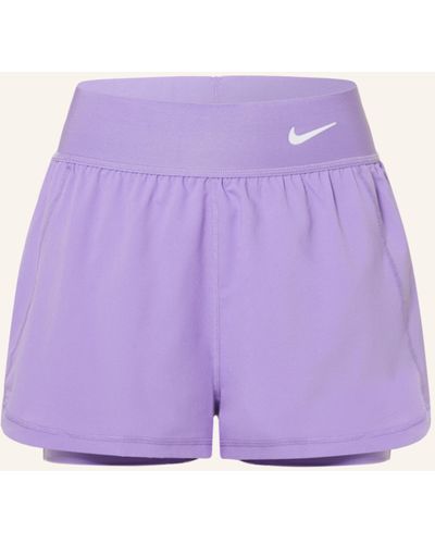 Nike 2-in-1-Tennisshorts COURT DRI-FIT ADVANTAGE - Lila