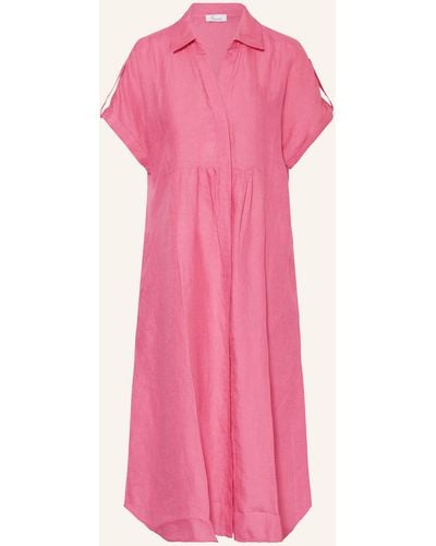 Princess Goes Hollywood Hemdblusenkleid aus Leinen - Pink