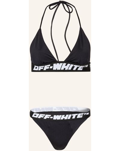 Off-White c/o Virgil Abloh Triangel-Bikini - Schwarz