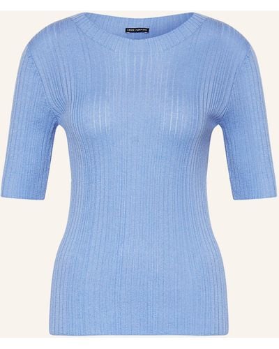 Iris Von Arnim T-Shirt LONO aus Cashmere und mit Seide - Blau