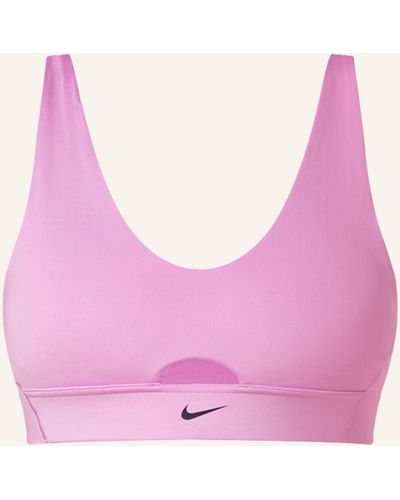 Nike Sport-BH INDY PLUNGE CUT-OUT - Pink