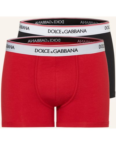 Dolce & Gabbana 2er-Pack Boxershorts - Rot