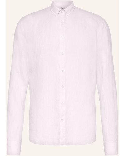 Q1 Manufaktur Leinenhemd Slim Relaxed Fit - Pink