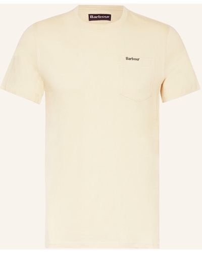 Barbour T-Shirt LANGDON - Natur