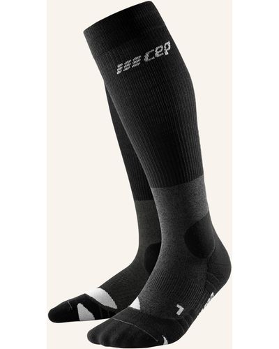 Cep Trekking-Socken HIKING MERINO KNEE-HIGH mit Kompression - Schwarz